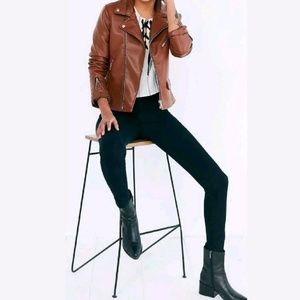 Urban Outfitters Vegan Faux Leather Moto Jacket